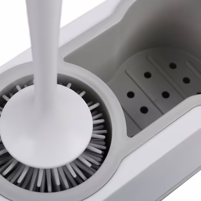 Relaxdays Toilettenbürste mit Wandhalterung