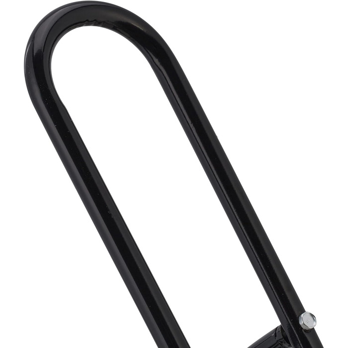 Relaxdays Fahrradständer Boden, für 2, 60 mm Reifenbreite, Metall, Garage, Fahrrad-Abstellständer, schwarz