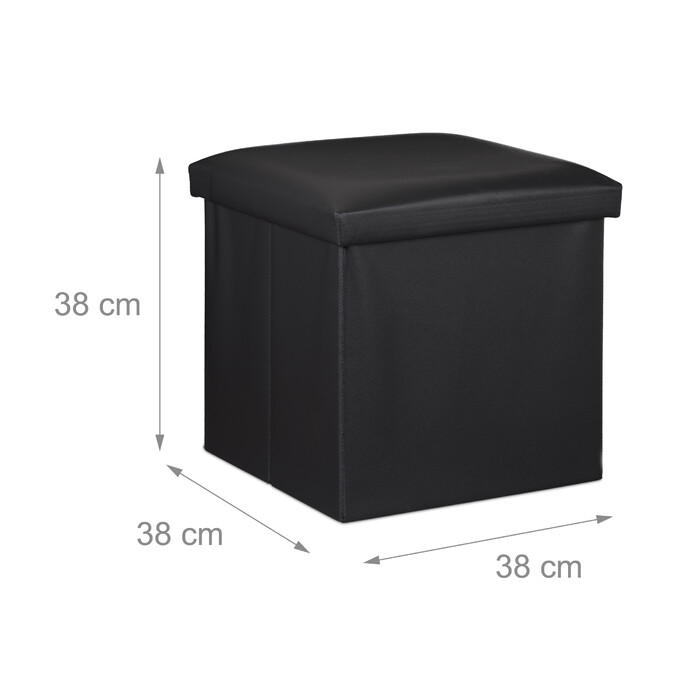 Relaxdays Hocker mit Stauraum