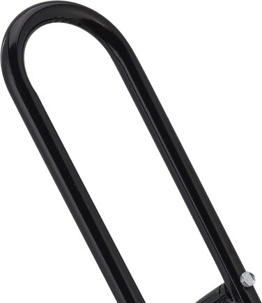 Relaxdays Fahrradständer Boden, für 2, 60 mm Reifenbreite, Metall, Garage, Fahrrad-Abstellständer, schwarz