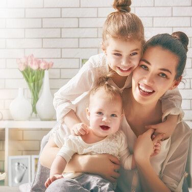 Relaxdays Babybilderrahmen mit Gipsabdruck