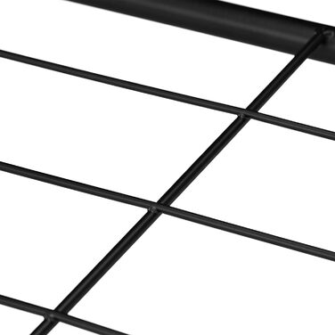 Relaxdays Schuhregal, Metall, 5 Ebenen, stapelbar, erweiterbar, HBT: 90x70x26cm, bis zu 15 Paar Schuhe, (Schwarz)