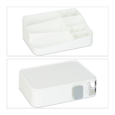 Relaxdays Make Up Organizer mit Schublade