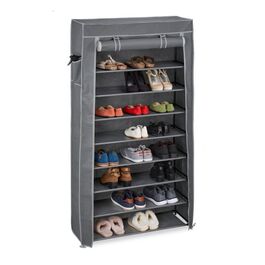 Relaxdays Schuhschrank Stoff 9 Fächer
