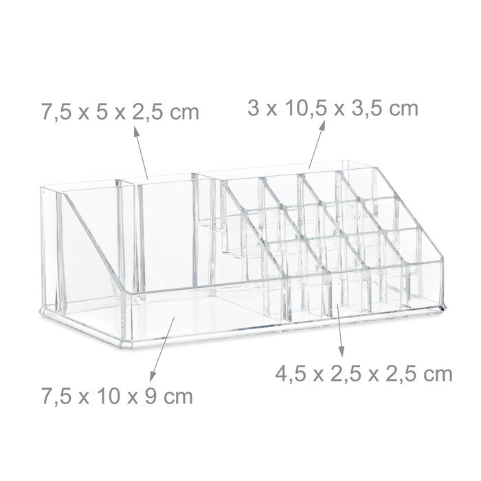Relaxdays Make Up Organizer mit 8 Schubladen