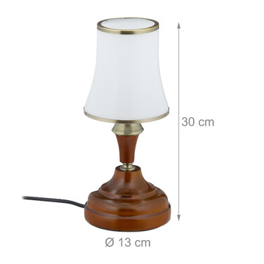 Relaxdays Tischlampe Antik