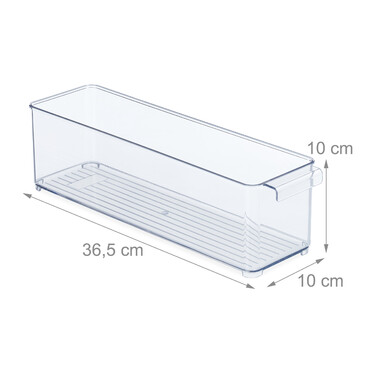 Relaxdays Länglicher Kühlschrank Organizer