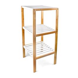 Relaxdays Regal Bambus mit 3 Ablagen