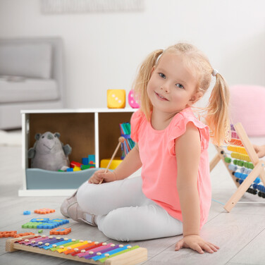 Relaxdays Kinderregal 2 Fächer