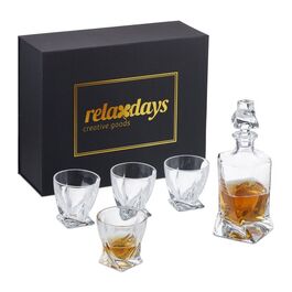 Relaxdays Whisky Set 5-teilig