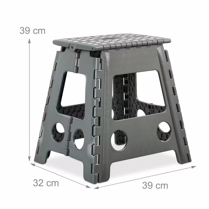Relaxdays Klapphocker faltbar XL