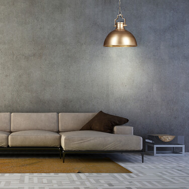 Relaxdays Hängelampe Industrial Look groß