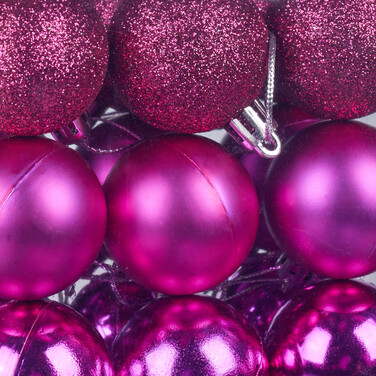 Relaxdays Weihnachtskugeln im 50er Set