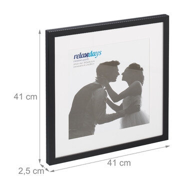 Relaxdays Bilderrahmen 38,5 x 38,5 cm 2er Set