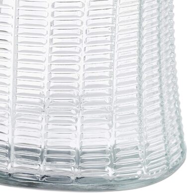 Relaxdays Vorratsgläser 4er Set, 600-2000 ml, Schraubdeckel Metall, transparent