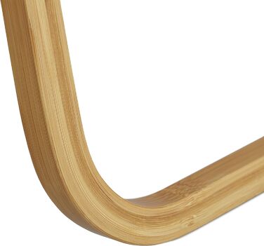 Relaxdays Küchenrollenhalter stehend, Edelstahl, Papierrollenhalter für die Küche, HxD: (23 x 60 x 33 cm, Natur/Grau)