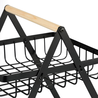 Relaxdays Obstkorb Etagere 2-stöckig