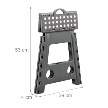Relaxdays Klapphocker faltbar XL