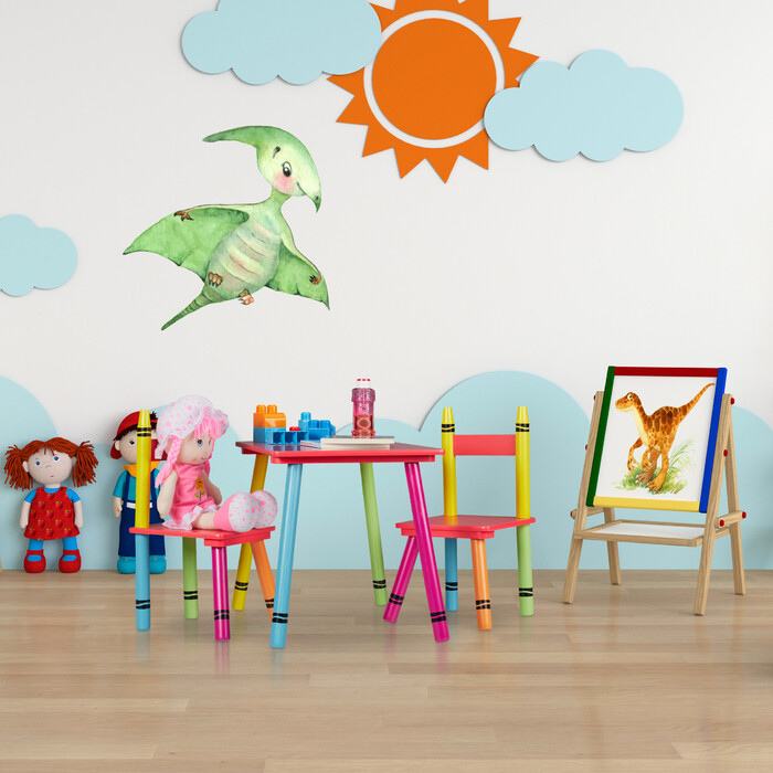 Relaxdays 3-teilige Kindersitzgruppe bunt