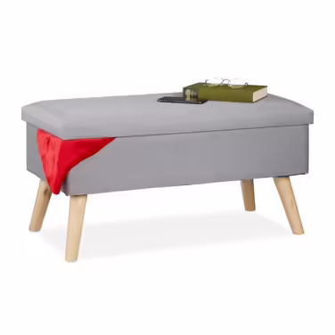 Relaxdays Sitzbank mit Stauraum