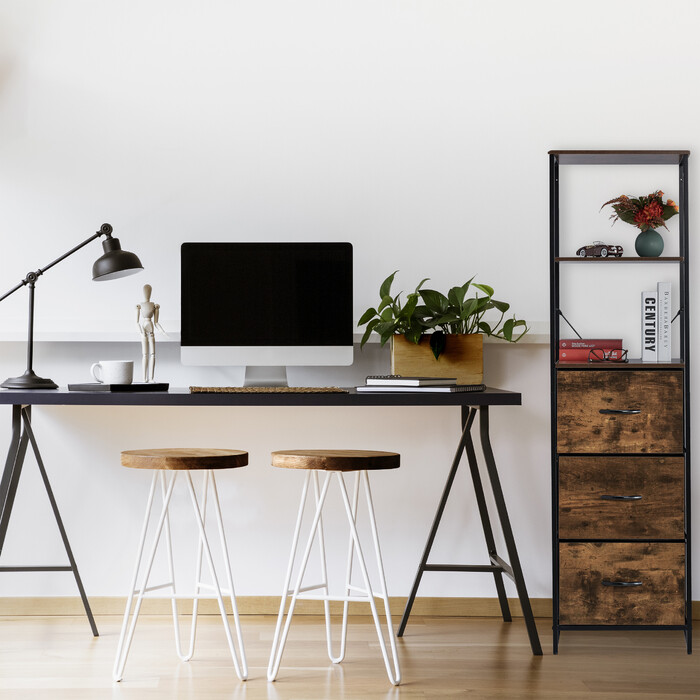 Relaxdays Vintage Regal im Industrial Design