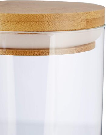 Relaxdays Vorratsdosen Glas 3er Set, 600 ml, für Pasta, Reis, Müsli, Kaffee, 14x9,5 cm, Transparent