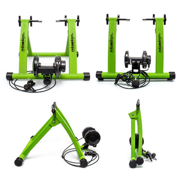 Relaxdays Fahrrad Rollentrainer mit 6 Gängen