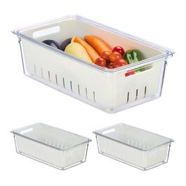Relaxdays Kühlschrank Organizer 3er Set
