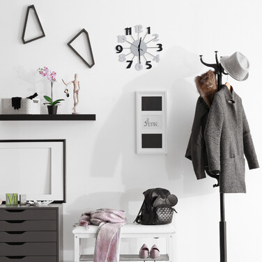 Relaxdays Wanduhr ohne Rahmen
