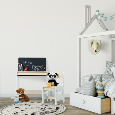 Relaxdays Kindersitzgruppe mit Tafel