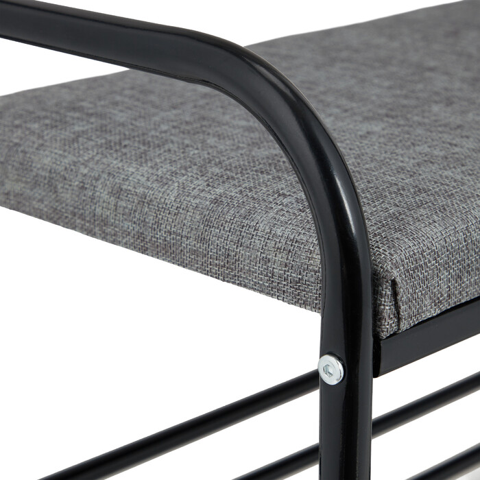 Relaxdays Garderobe mit Schuhablage & Sitzbank