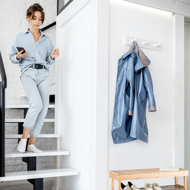 Relaxdays Bambus Schuhregal mit Sitzfläche