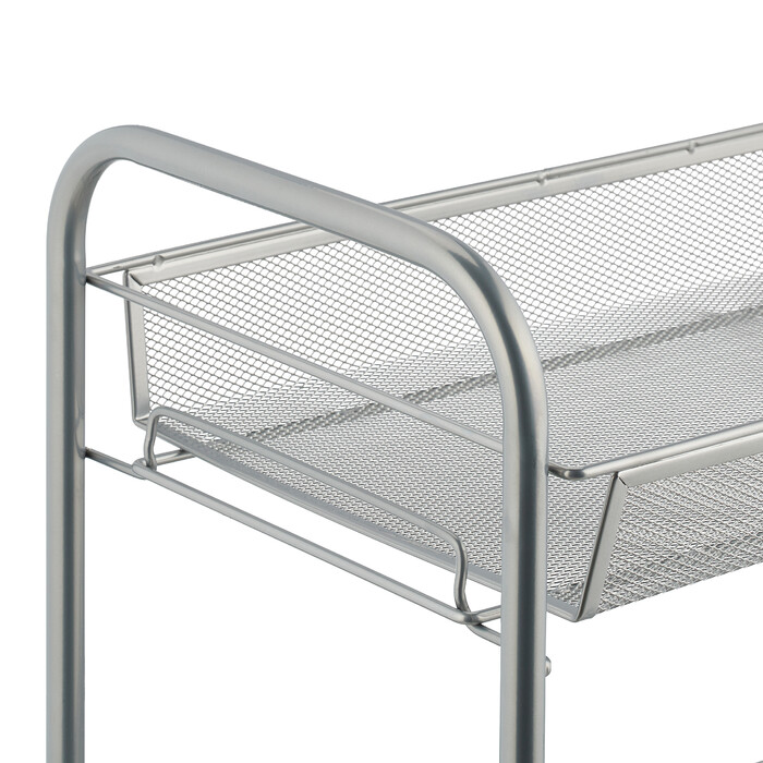 Relaxdays Gewürzregal mit 2 Ablagen aus Metall