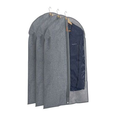 Relaxdays Kleidersack 3er Set - 99 x 58 cm