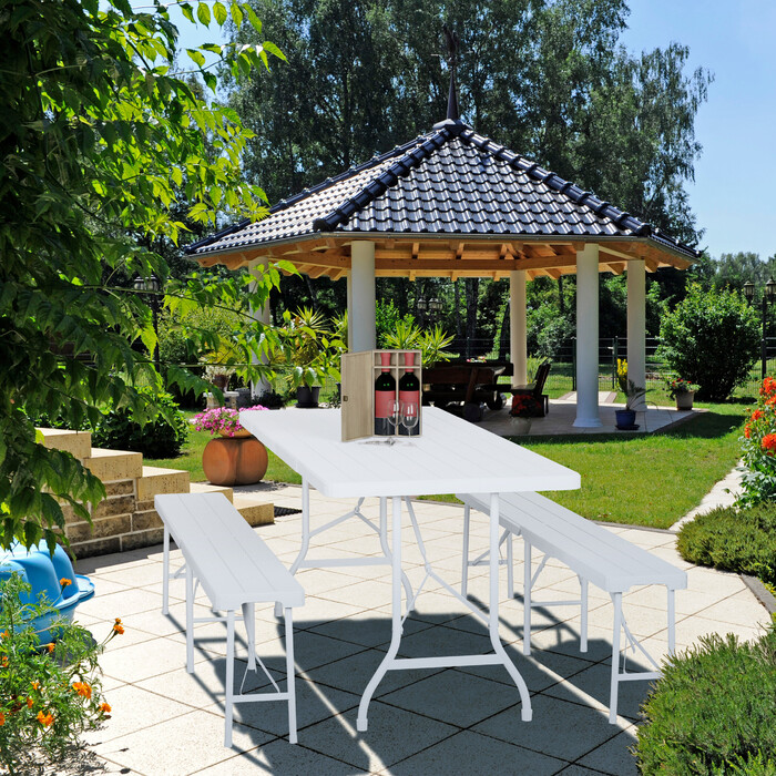 Relaxdays Gartentisch klappbar