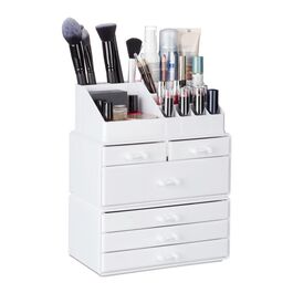 Relaxdays Kosmetikorganizer mit 6 Schubladen