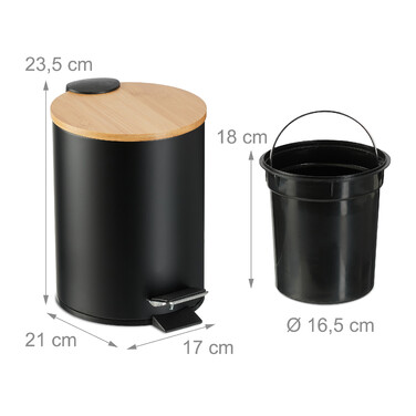 Relaxdays Kosmetikeimer 3 Liter