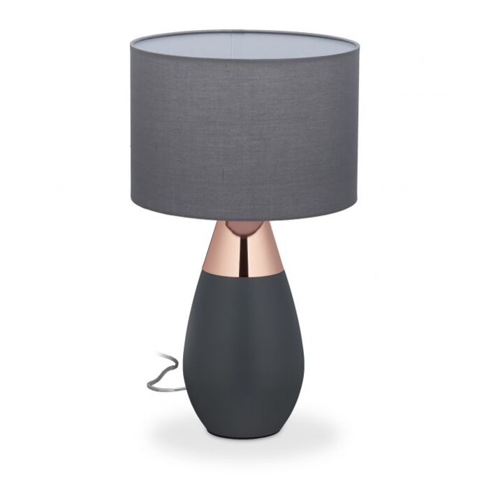Relaxdays XL Nachttischlampe Touch