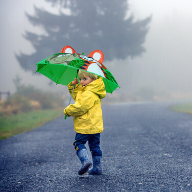 Relaxdays Kinder Regenschirm 'Dschungel'