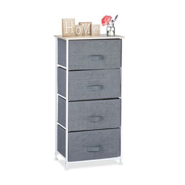 Relaxdays Regalsystem verschiedene Varianten grau