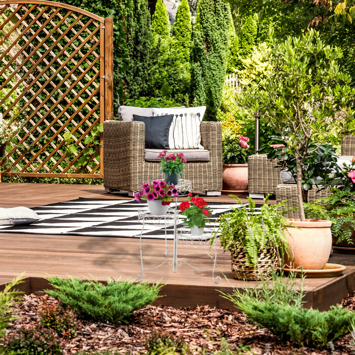 Relaxdays Blumentreppe Metall 3 Ablagen