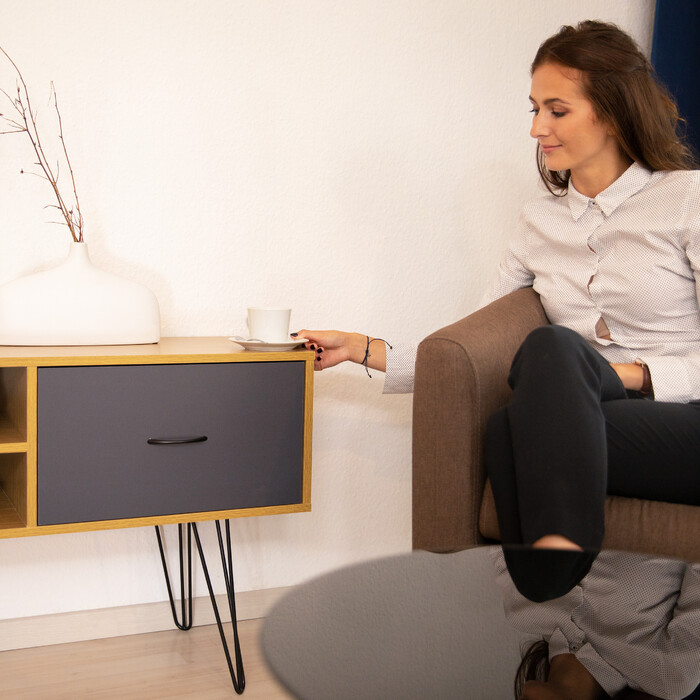 Relaxdays Sideboard Retro Design