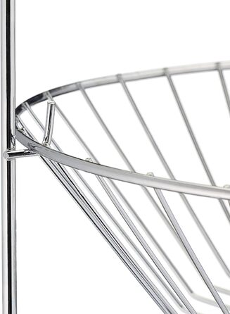 Relaxdays Obst Etagere 3-stöckig, XXL Obstkorb