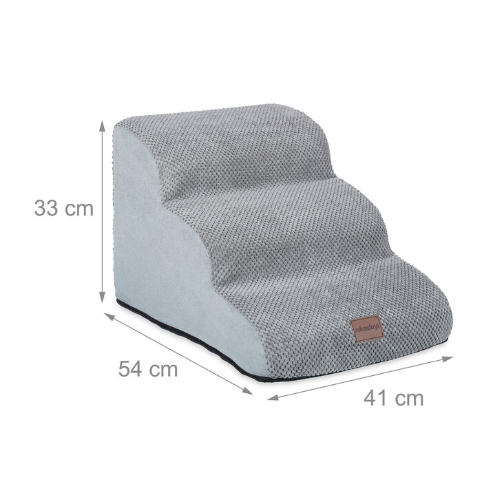 Relaxdays Hundetreppe mit 3 Stufen