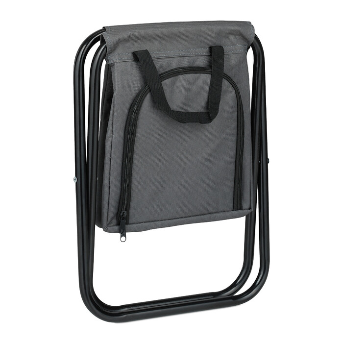 Relaxdays Campinghocker mit Kühltasche