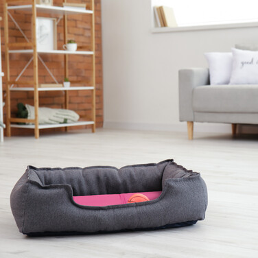Relaxdays Pinke Kühlmatte für Hunde