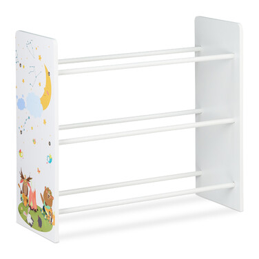 Relaxdays Kinderregal mit 9 Boxen und Motiv