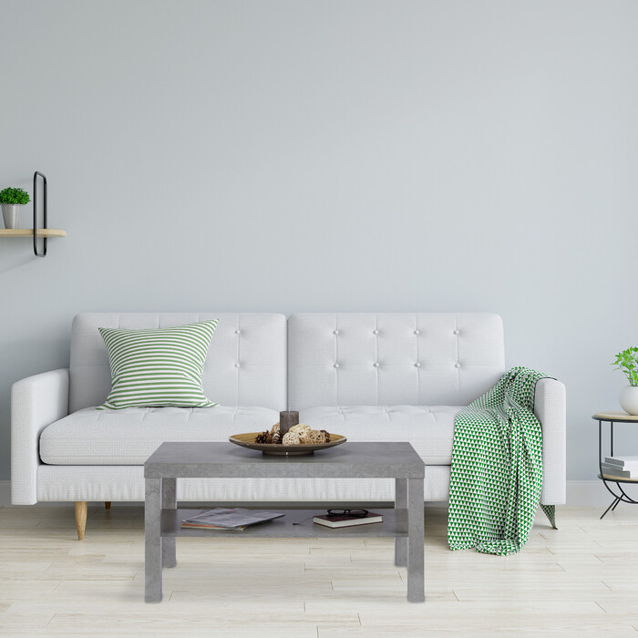 Relaxdays Couchtisch in Betonoptik