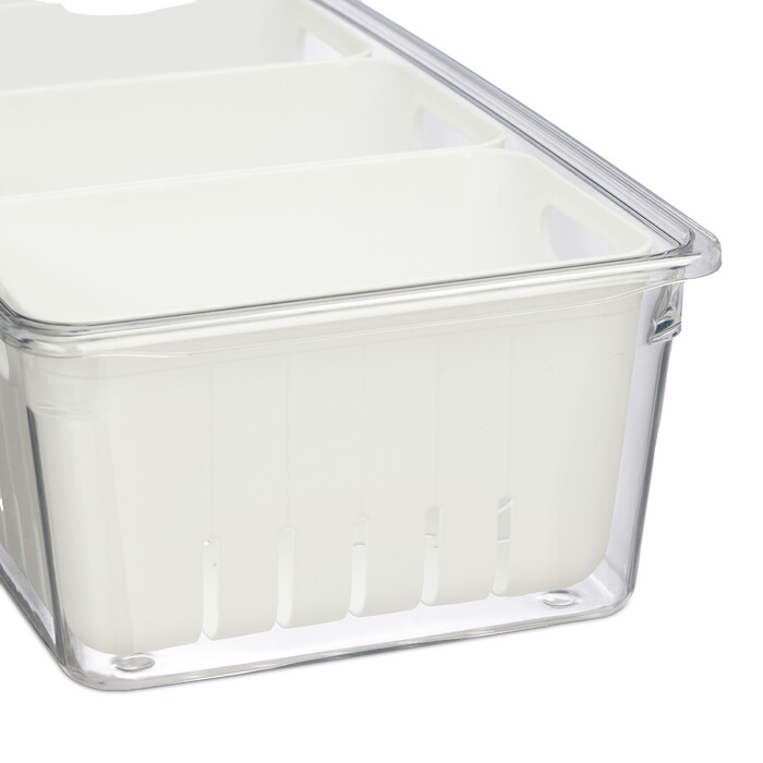 Relaxdays Kühlschrank Organizer 3er Set