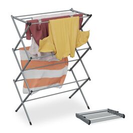Relaxdays Turm-Wäscheständer klappbar